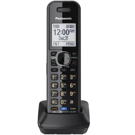 UPC: 0885170116238 | Panasonic Black Cordless Handset for Panasonic s 2-Line Link2Cell Convergence Solution