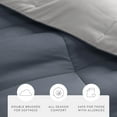 thumbnail image 5 of All Season Reversible Comforter Set Breathable Cool in Stone & Light Gray Cal King/King Size Bedding by Comfort Canopy, 5 of 19