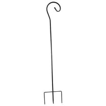 HOMEMAXS Ground Shepherd Hook Hanging Solar Lights Hook Outdoor Plant Hanger Shepherd Hook for Garden