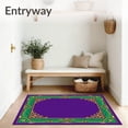 thumbnail image 3 of ODIKA 3'x5' Machine Washable Non-Slip Area Rug, Tufted Dragon Scale Anime Style High Traffic Rug, Purple, 700127, 3 of 7