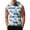 Blue, variant on Men's Sleeveless Lightweight Summer Casual Wear Athletic Gym Tank Top