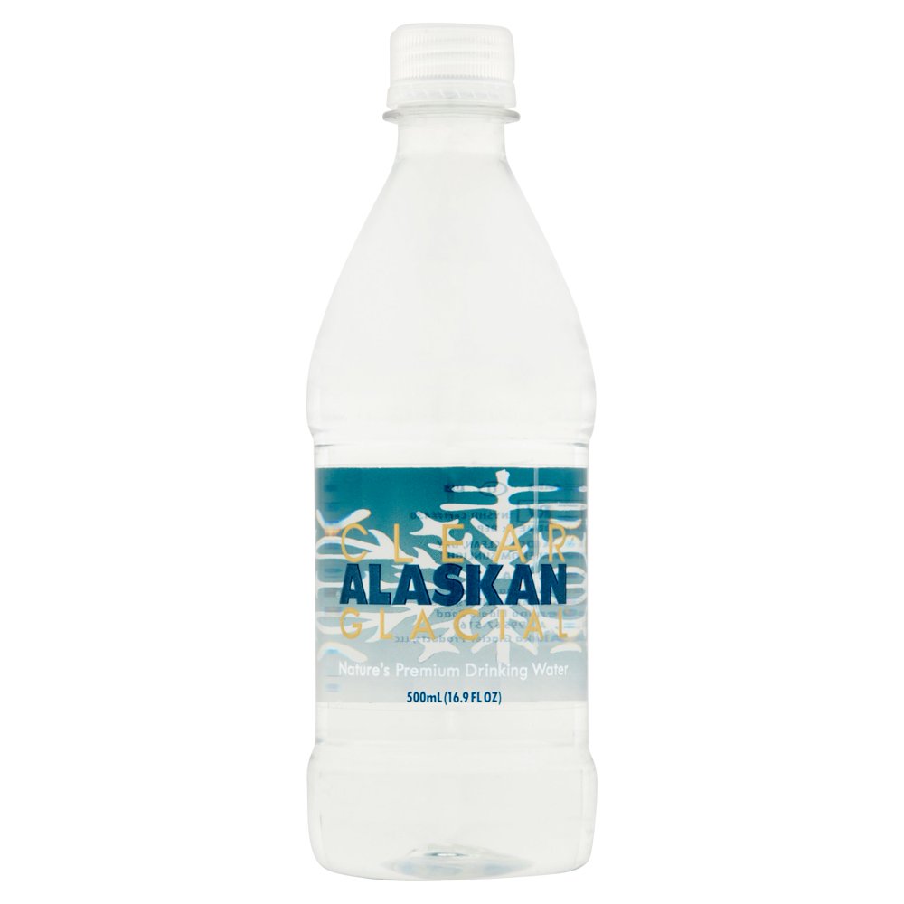 Clear Alaskan Glacial Glacier Water,16.9 Fo (Pack Of 24)