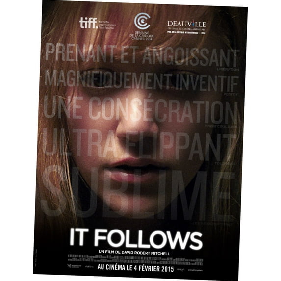It Follows Movie Poster Reprint Art decor 27inx40in for any room 27x40 Square Adults Western Graphic