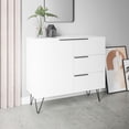 thumbnail image 2 of Manhattan Comfort 405AMC198 Commode Beekman de 35,43 Po avec 2 Tablettes, Blanc, 2 of 3