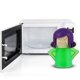 thumbnail image 1 of Limpiador de microondas, limpiador a vapor para horno microondas, muñeca para el hogar, la cocina y la oficina, color verde y morado, 1 of 5