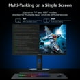 thumbnail image 5 of KOORUI 27" 4K QD-Mini LED Gaming Monitor - Dual-Mode (UHD 160Hz or FHD 320Hz), 1ms, 99% Adobe RGB, HDR1400, 90W USB-C, HDMI 2.1/DP1.4, VESA, Tilt Height Swivel Vertical Adjustment, Black, S2741LM, 5 of 10