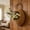 brown,Free Size, variant on Wall-Mounted Woven Hanging Basket, Imitation Rattan Storage Basket, Decorative Small Organizer for Keys Mail Plants, Indoor Home Wall Decor