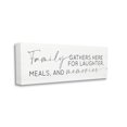 thumbnail image 3 of Family Laughter Meals Memories Phrase Inspirational Graphic Art Gallery Wrapped Canvas Print Wall Art, 3 of 7