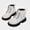 White, variant on Viluyesy Girls Combat Ankle Boots, Faux Leather, Lace Up Front, Side Zipper, Decorative Bow Accent, Rugged Lug Sole Brown Size 12.5 Little Kids