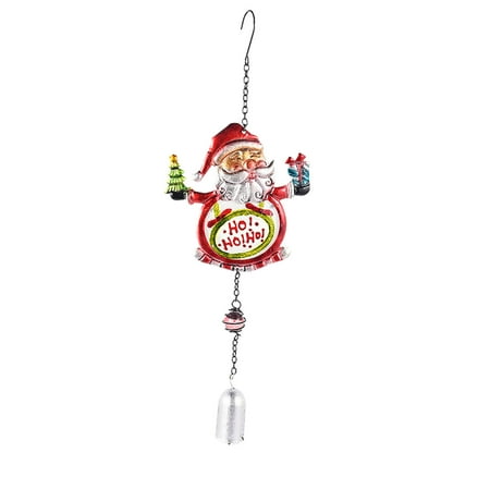 

sunvit Christmas Decorations 2022- Creative Metal Iron Wind Chime Pendant Christmas Series Glass Color Painting and Painting