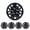 WJ-5051-BL, variant on 4Pcs Set Hubcap,13 inch Universal Wheel Rim Cover Replacement,Compatible with Steel Wheels,Snap on Installation,PP,Silver