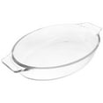 thumbnail image 1 of Double Handle Baking Dish Oval Glass Bakeware Household Baking Dish Clear Baking Pan, 1 of 5