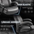 thumbnail image 6 of Waleaf Heavy Duty Big and Tall Office Chair 500lbs with Adjustable Lumbar Support,High Back Office Chair for Adults, 6 of 7