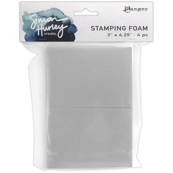 Simon Hurley create. Stamping Foam 3"X4.25"-4/Pkg