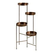 Kate and Laurel Finn Metal Multi Level Plant Stand, Bronze 10x11x44