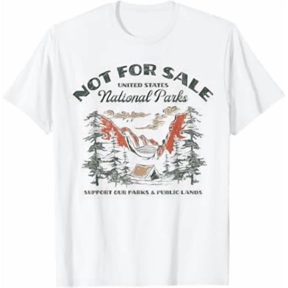 Protect Our National Park Retro Vintage Not For Sale Support T-Shirt