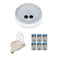 thumbnail image 1 of Intex Lumière de Spa LED Multicolore et Porte-Gobelet & Filtres de Piscine Type S1 (Lot de 6), 1 of 9