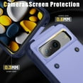 thumbnail image 4 of SaniMore for Google Pixel 8 Case, Military Grade Shockproof Cover Heavy Duty Hybrid Soft TPU+Hard PC Case Non-Slip Gripping Case with Hidden Kickstand fits for Google Pixel 8, Purple, 4 of 7