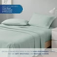 thumbnail image 2 of DEGREES OF COMFORT Coolmax Cooling Sheets | Queen Size Bed Sheet Set for Hot Sleepers | Soft Fabric with Deep Pocket, Mint-4PC, 2 of 15