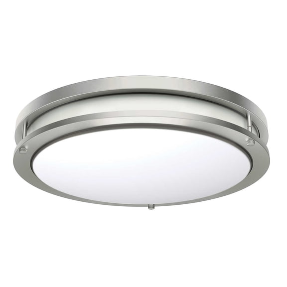 Energetic Lighting 14" Double Ring LED Flush Mount Ceiling Light 24w Dimmable