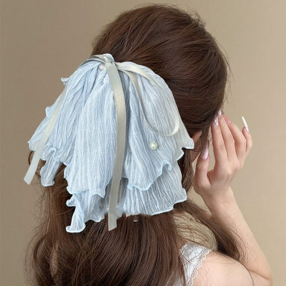 Elegant Big Bows Hair Clips and Barrettes for Women - Hair Clips, Hair Ornaments with Luxury Feminine Design