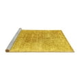 thumbnail image 2 of Ahgly Company Machine Washable Indoor Rectangle Persian Yellow Traditional Area Rugs, 2' x 5', 2 of 4