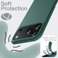 thumbnail image 3 of JETech Liquid Silicone Case for iPhone 17 Pro Max 6.9-Inch, Silky Soft Touch Full-Body Protection, Anti-Scratch Shockproof Phone Cover with Microfiber Lining (Midnight Green), 3 of 6