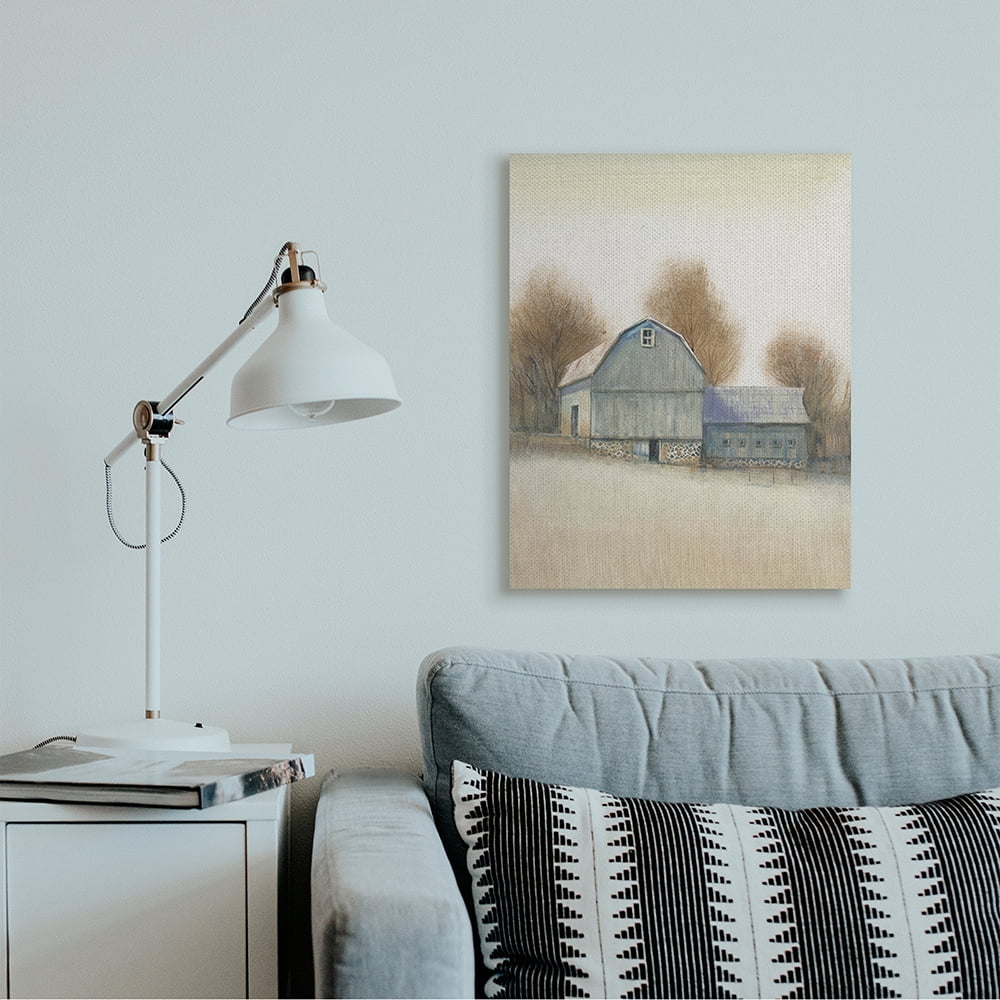 Stupell Industries Vintage Farm Barn Stable Neutral Autumn Tones Canvas Wall Art by Tim O'Toole