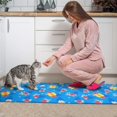 thumbnail image 3 of Pioneer Flower Floral Print Pattern Kitchen Rugs Sets Of 2, Anti Fatigue Non Slip Washable Floor Mats for Kitchen Sink Laundry, 17X30 Inch + 17X47 Inch, 3 of 6