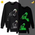 thumbnail image 1 of Camisetas de Navidad a juego para la familia, sudadera luminosa brillante con cuernos de árbol de Navidad, 1 of 4