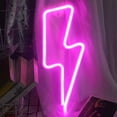 thumbnail image 4 of Lightning Bolt Neon Signs-led Signs For Wall Decor Usb Or Battery Led Lightning Bolt Light With On/off Switch, Lightning Neon Sign For Wall Decor, Gam, 4 of 5