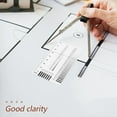thumbnail image 4 of CTIRCHIU Durable Transparent Measurement Tool Ruler for Crack and Spot Width Inspection and Line Measurement, 4 of 8