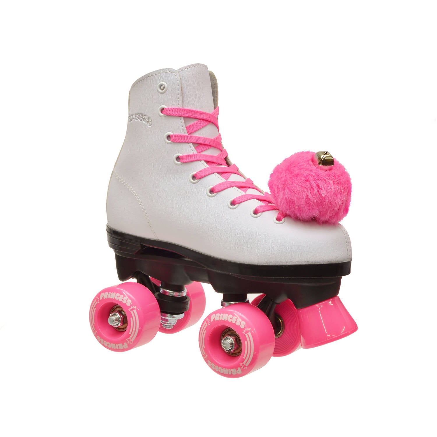 Girls Rollerskates XMAS GIFT SFR Storm White/Pink Adjustable Quad Skates 