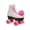 White; Pink, variant on Epic Purple Princess Quad Roller Skates