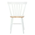 thumbnail image 7 of SAFAVIEH Winona Spindle Back Dining Chair, White/Natural, Set of 2, 7 of 7
