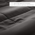 thumbnail image 6 of 8-Piece Bedding Bundle with Comforter Set, Bed Sheets & Bed Skirt in Gray Ultra Soft Microfiber for California King Beds, 6 of 17