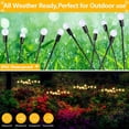 thumbnail image 3 of Solar Lights Outdoor,4 Pieces 10 LED Solar Fireflies Lights, 3 of 5