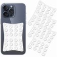 thumbnail image 1 of wonima44 3 Pack Suction Cup Phone Case Mount,Silicone Octo Cup Buddy Phone Stand for iPhone and Android, Non Slip Holder Hands-Free Selfies and Videos for TikTok Influencers - White, 1 of 1