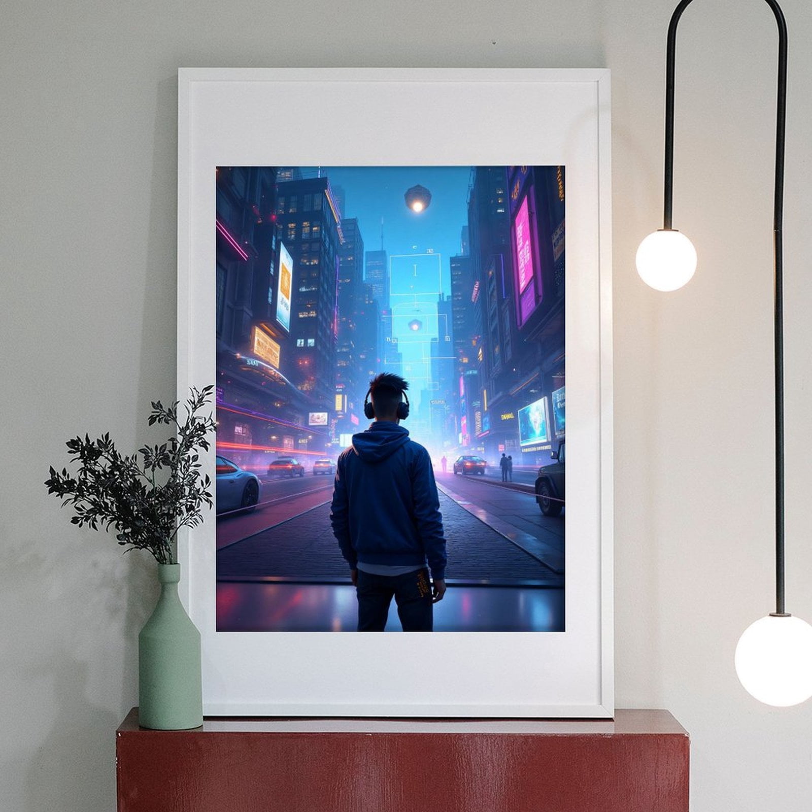 Diamond Art Kits for Adults - Cyberpunk Cityscape Print No.47 5D Frameless Dimond Painting Kit for Adults Beginner, Round Diamond Kits for Home Wall Decor, Gift for Women