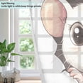 thumbnail image 4 of Yayeee Window Curtains Light Filtering 63"x52" Grommet Panel Pair Home Living Room Decor, White Mouse, 4 of 7