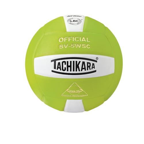 Tachikara Indoor Volleyball SensiTec, Lime Green/White