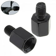 Leke 8mm to 10mm Clockwise Motorcycle Rearview Mirror Screw Thread Adapter Conversion
