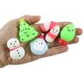 thumbnail image 2 of 24 Cute Christmas Characters - Mochi and Themed Wooly Hedge Porcupine Spiky - Fun Party Favor Toy - Christmas Winter (2 Dozen), 2 of 3
