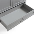 thumbnail image 5 of Simpli Home Chelsea 36" Quartz Faux Marble Top Bathroom Vanity in Smoke Gray, 5 of 7