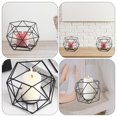 thumbnail image 4 of 2 candelabros geométricos para mesa de comedor, decoración de dormitorio, 4 of 8