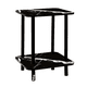 thumbnail image 1 of Mesa Centro Minimalista Madera Lateral Doble Repisa 40cm Belug, Negro Mármol, 1 of 5