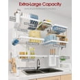 thumbnail image 4 of Dish Drying Rack White XX-Large (3 Tier) Over The Sink Kitchen Organizer, 4 of 4
