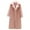 Pink, variant on Leesechin Women's Winter Coats Mid-length Warm Winter Mink Oversized Extra Thick Faux Fur Coat