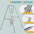 thumbnail image 3 of Baby Jumper with Stand, Baby Jumpers and Bouncers for Boys Girls, Easy to Assemble Exerciser, Grey, 3 of 6