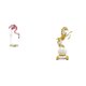 thumbnail image 1 of Estatua de flamenco de resina, escultura, figura de pájaro, estatua decorativa de caballo, figura de escritorio, material de resina, adecuada para ofi, 1 of 8